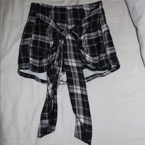 Plaid Skort